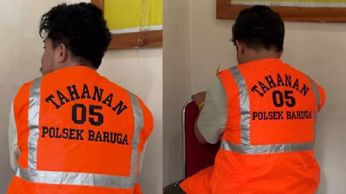 WAWANCARA SAKSI KATA - Kolase foto sosok tersangka penganiayaan berat berinisial CA (25) saat melakukan wawancara Saksi Kata di sebuah ruangan di Polsek Baruga, Kendari, Sulawesi Tenggara (Sultra). Wawancara Saksi Kata ini tayang di YouTube TribunnewsSultra.com, dengan judul 'Tersangka Penganiayaan Berat di Kendari Bungkam saat Ditanya Catatan Narkoba dan Sajam'. CA dilaporkan atas tindak pidana penganiayaan berat. Ia ditangkap Kamis (09/07/2026) sekitar pukul 01.00 WITA di Kelurahan Rahandouna, Kecamatan Poasia. Saat penangkapan berlangsung kepolisian menemukan barang bukti lain yang tidak berkaitan dengan kasus penganiayaan beratnya. Di sinilah terkuak, dugaan CA merupakan bandar narkoba. Tak hanya itu, ia juga memiliki sejumlah senjata yang diduga tidak memiliki izin resmi. 