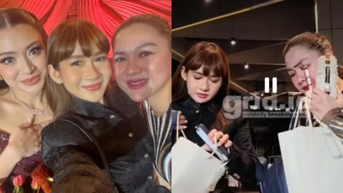 Terungkap isi souvenir pernikahan Nathalie Holscher dan Aripat, Rabu (22/7/2026). Vicky Shu dan Adiezty Fersa tunjukkan ada parfum hingga skincare.