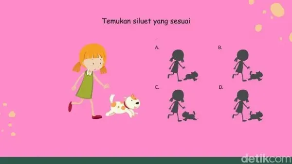 Tes Fungsi Otak! Tak Perlu Hitung-hitungan, Cukup Temukan Siluet yang Sesuai