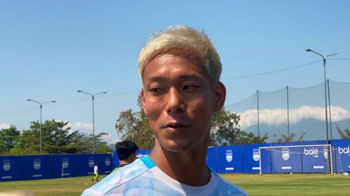 Gelandang Persib asal Jepang, Gaktuo Notsuda.