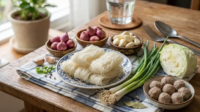 resep bihun goreng tanpa kecap (AI Generated)