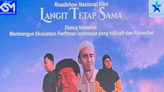 Suasana roadshow Langit Tetap Sama di kawasan Jakarta, pada (23/7/2026). (Liputan6.com/Afradhiya N.R)