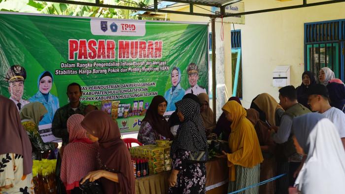 Pasar Murah dilaksanakan Pemkab HSS melalui Dinas 2