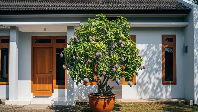 Tabulampot Mangga Irwin (Mangga Ungu)  (Foto:AI)