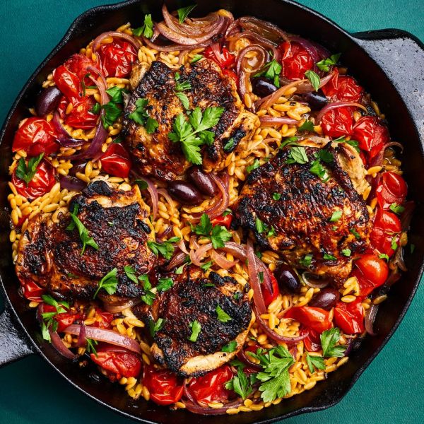 Mediterranean Chicken Skillet Credit: Victor Protasio