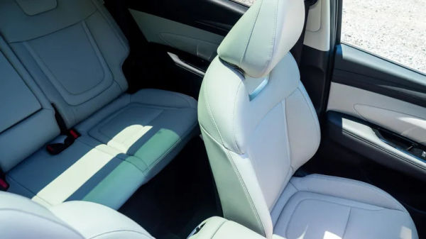 Overhead view of 2026 Hyundai Tucson Hybrid front and rear seats