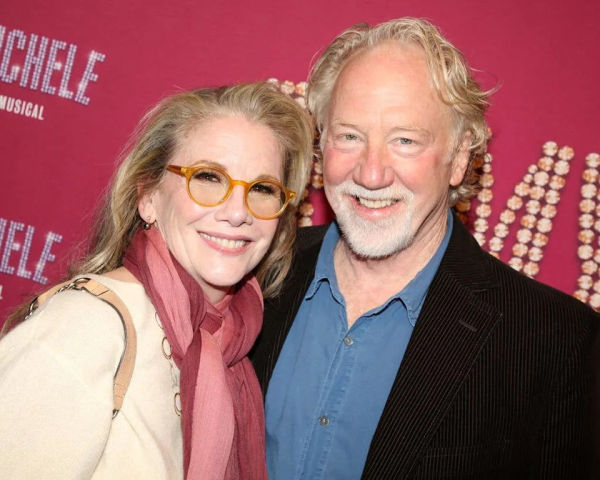 Melissa Gilbert and Timothy Busfield pose at the opening night of 