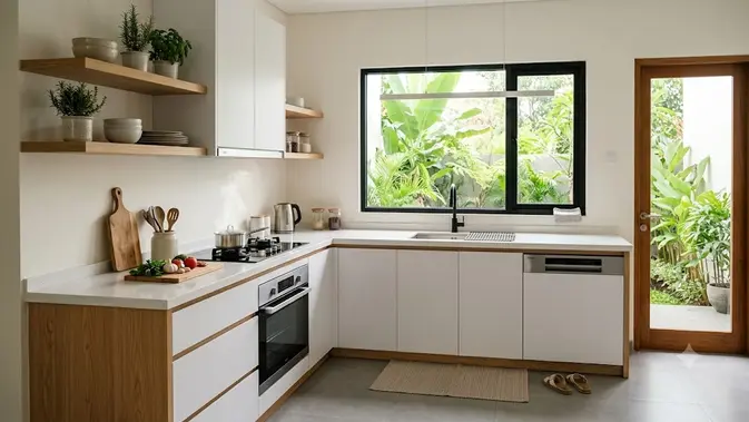 Desain Dapur Minimalis Hemat Energi/AI Generated
