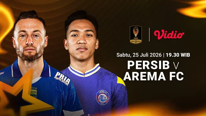 Nonton Piala Presiden di Vidio. (doc. vidio)