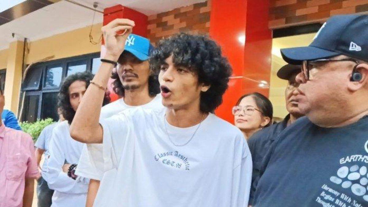 Vadel Badjideh di Polres Metro Jakarta Selatan, Rabu (20/11/2024).