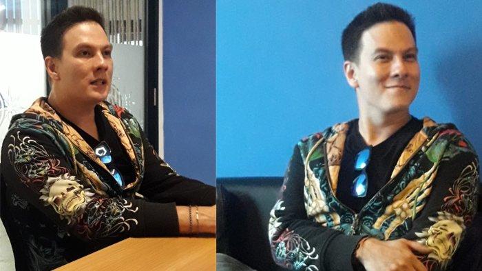 Bertrand Antolin saat mengunjungi kantor Tribunnews.com di Solo, Jumat (22/3/2019).