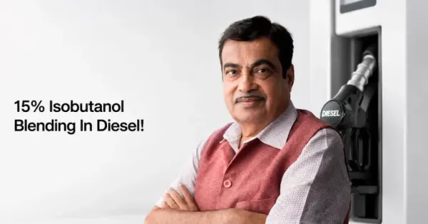 nitin gadkari about isobutanol diesel blending