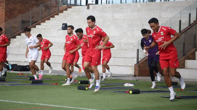 Timnas Indonesia TC Timnas Indonesia di Bali United Training Center jelang Piala AFF 2026, Jumat (10-7-2026). (Bola.com/Alit Binawan)