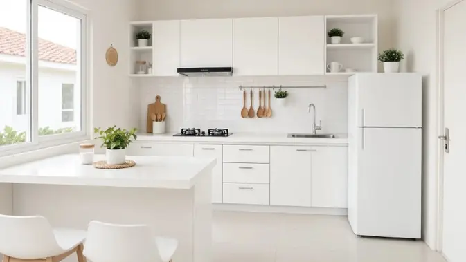 Ide Halaman Belakang Rumah Subsidi untuk Dapur Terbuka (AI Generated) Ide Halaman Belakang Rumah Subsidi untuk Dapur Terbuka (AI Generated)