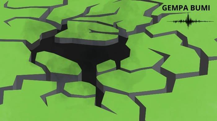 Ilustrasi gempa bumi