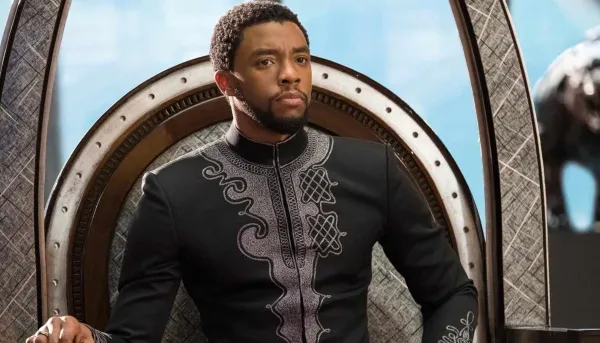 Chadwick Boseman as Black Panther.