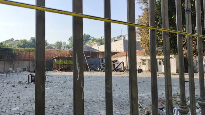 Kondisi TKP Bentrok di Menteng Hari Ini (Foto: Dimas/Liputan6.com)