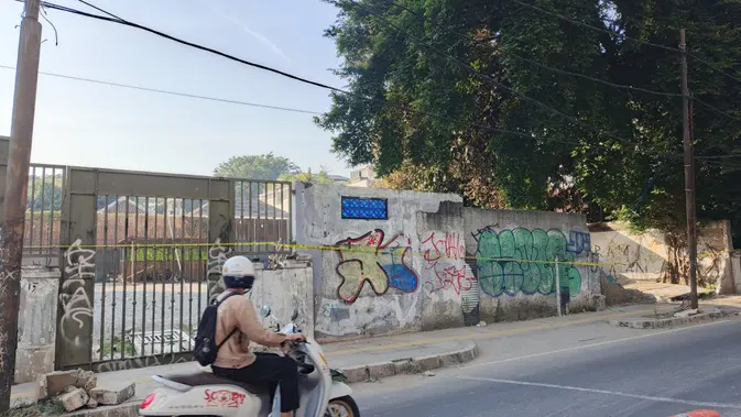 Kondisi TKP Bentrok di Menteng Hari Ini (Foto: Dimas/Liputan6.com)