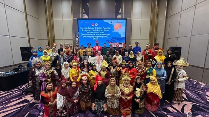 Hikmah Wahyuni Nasution saat mengikuti seleksi Indonesia-Korea Teacher Exchange