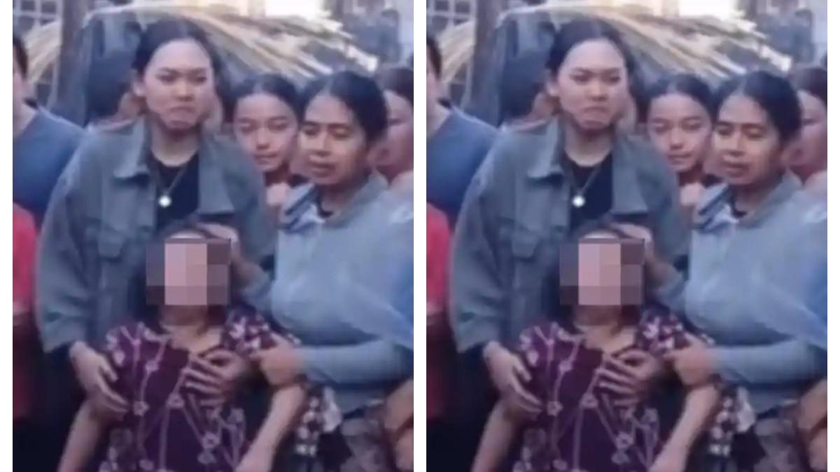 ANAK PENCURI AYAM - Jeritan dan tangis seorang anak perempuan memecah saat menatap jasad ayahnya, diduga tewas karena dikeroyok usai curi ayam.