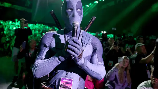 Ryan Reynolds dalam San Diego Comic-Con. (Jesse Grant / GETTY IMAGES NORTH AMERICA / Getty Images via AFP)