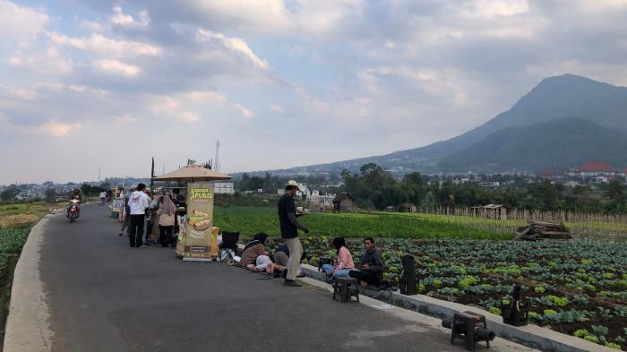 SUHU KOTA BATU - Suasana nyore di kawasan Puthuk Tritih di Jalan Indragiri, Desa Sumberejo, Kecamatan Batu, Kota Batu, Jawa Timur. Melalui keterangannya pada Senin (27/7/2026), Dinas Kesehatan (Dinkes) Kota Batu memperingatkan soal gangguan kesehatan kepada warga Batu terkait  penyusutan suhu yang mencapai 11 derajat Celsius dengan tingkat kelembapan mencapai 49-99 persen. 