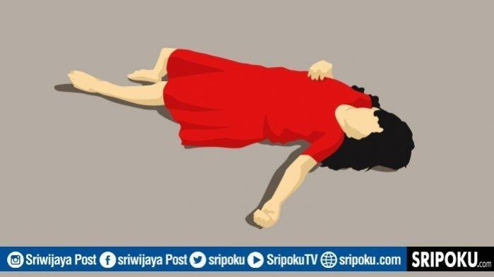 Ilustrasi mayat wanita