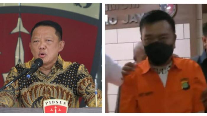 KASUS DUGAAN KORUPSI - Kolase foto Eks Jampidsus Febrie Adriansyah (kiri) beberapa hari lalu, dan Don Ritto (kanan) saat keluar dari tahanan Polda Metro Jaya untuk dilimpahkan ke Kejagung, Jumat (17/7/2026). Keduanya terjerat kasus dugaan korupsi dan TPPU pasokan batu bara, Asabri, dan Krakatau Steel.