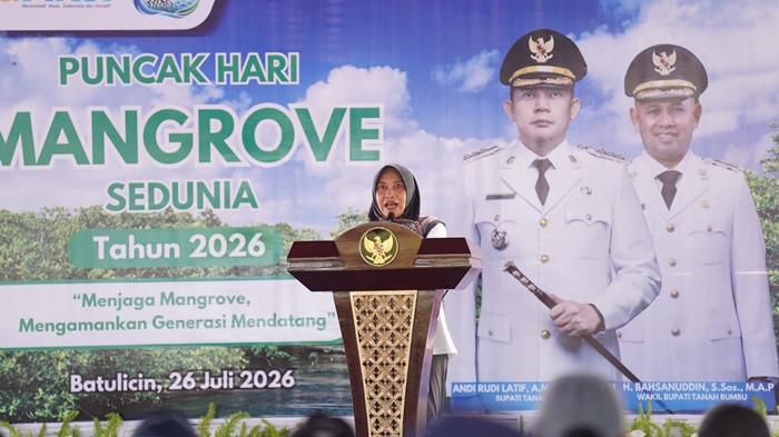 Sambutan penanaman mangrove Sekda Tanahbumbu
