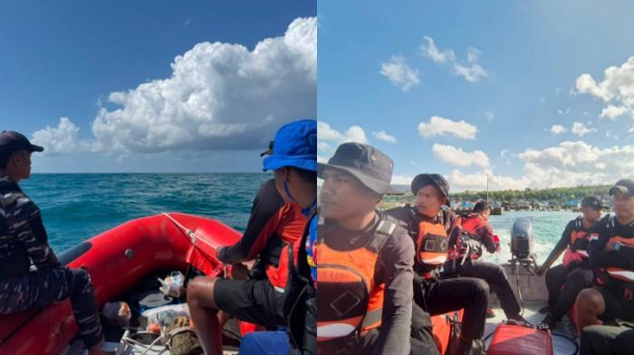 HILANG DI BUTON - Kolase foto Tim SAR Gabungan melanjutkan pencarian remaja asal Kota Baubau yang hilang di Perairan Lande, Buton Selatan (Busel), Sulawesi Tenggara (Sultra), pada Sabtu (25/07/2026), dan pencarian lainnya juga dilakukan terhadap warga yang hilang di sekitar Teluk Pasarwajo, Kelurahan Saragi, Kecamatan Pasarwajo, di ibu kota Kabupaten Buton, Sultra. Operasi SAR pencarian terhadap warga Buton berinisial LJ (43) sudah memasuki hari keempat, sementara pencarian terhadap remaja M asal Baubau sudah memasuki hari ketujuh.(kolase foto dok KPP)