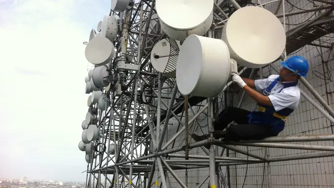 Base Transceiver Station (BTS) milik Indosat. (Doc: Indosat Ooredoo)