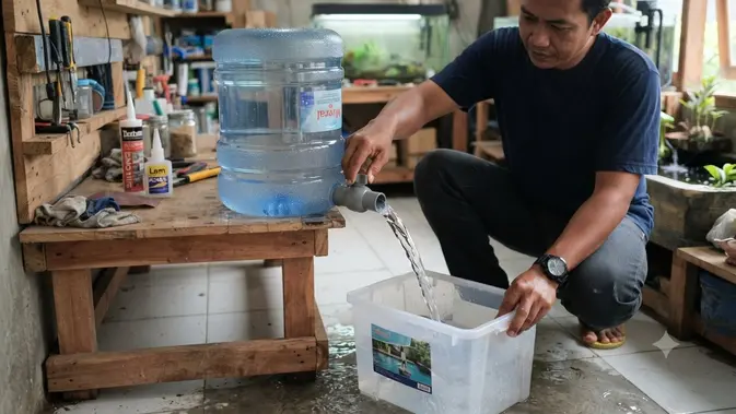 Uji Coba dan Pastikan Tidak Bocor. Foto: AI Generated