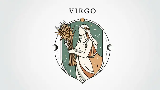 Zodiak Virgo. (Gemini AI)