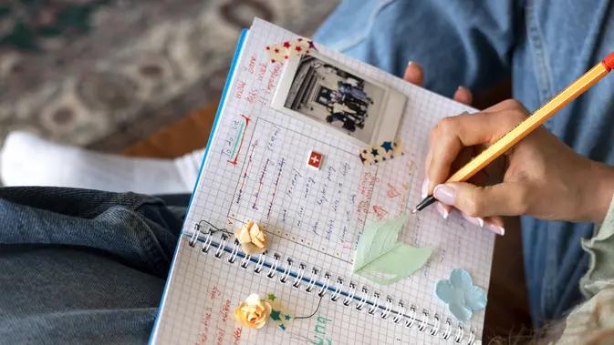 Ilustrasi journaling./copyright freepik