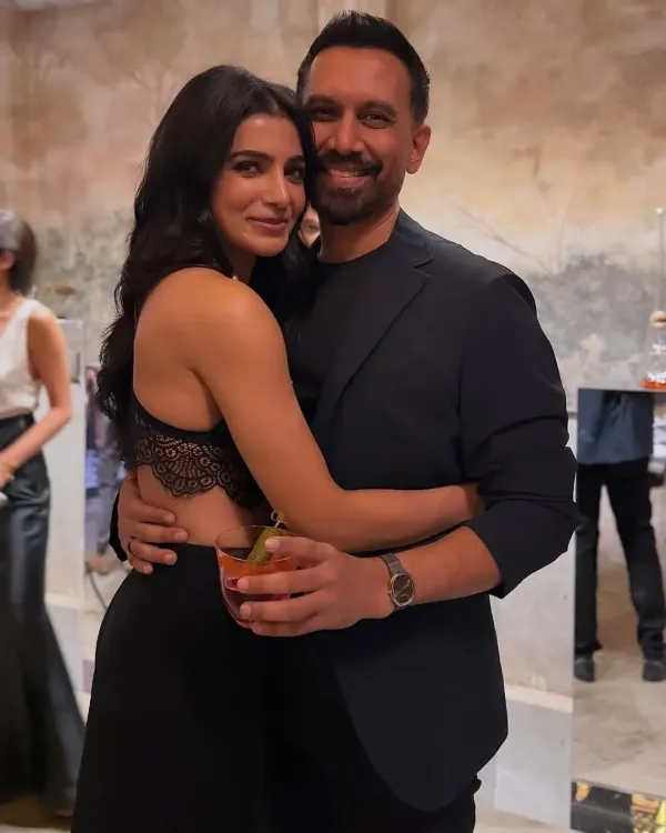 Samantha with Raj