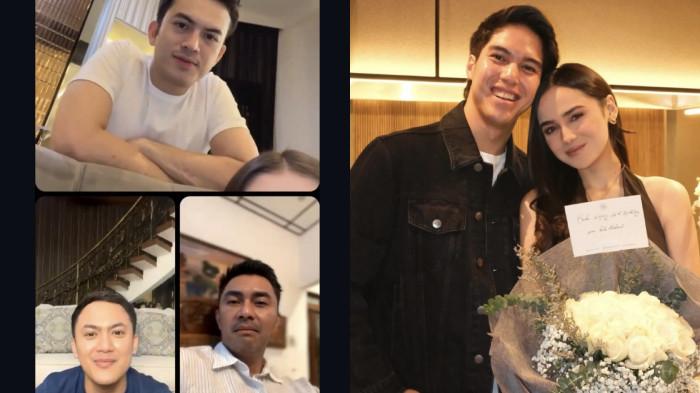 UNGKIT MASA LALU - Kolase live Instagram aktor Rizky Nazar bersama Anjasmara dan Gibran Fauzan dan kolase momen perayaan ulang tahun Syifa Hadju bersama El Rumi dicapture Rabu (15/7/2026).