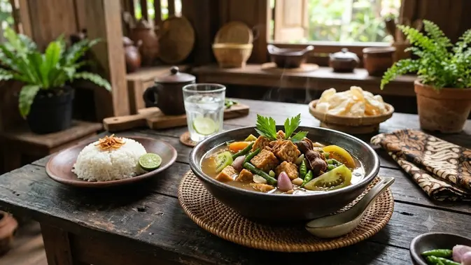 Resep Asem Asem Tempe yang Segar dan Nikmat Disantap Bersama Nasi Hangat/AI Generated