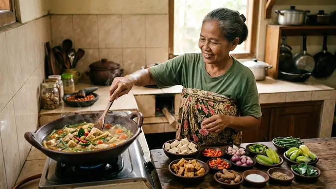 Resep Asem Asem Tempe yang Segar dan Nikmat Disantap Bersama Nasi Hangat/AI Generated