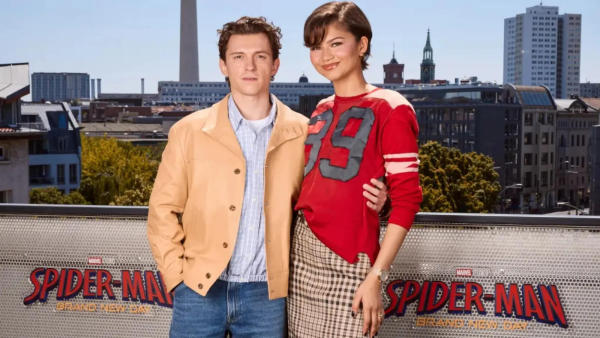 Tom Holland and Zendaya during the promotions of Spider-Man: Brand New Day