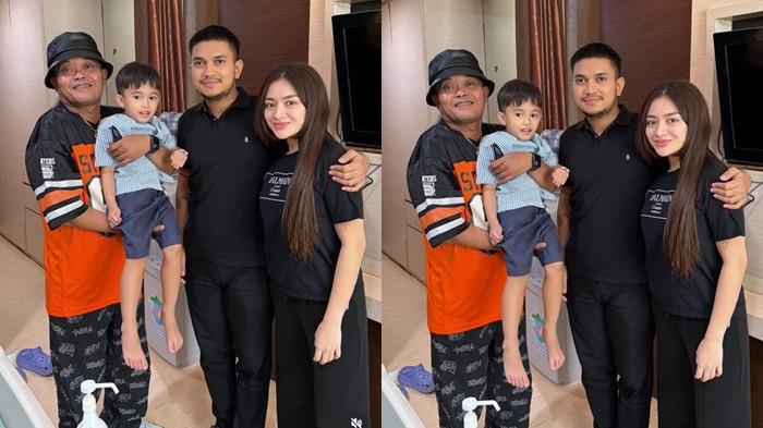 BAGIKAN MOMEN HANGAT - Kolase. Nathalie Holscher membagikan momen hangat usai menikah dengan Arief Fadli dengan memperlihatkan kebersamaan bersama suami baru, putranya Adzam, dan mantan suaminya Sule.