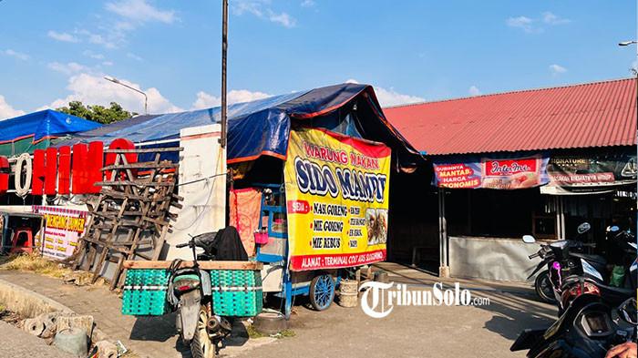 Potret terkini kondisi Pasar Darurat di Slogohimo, Wonogiri, Jawa Tengah
