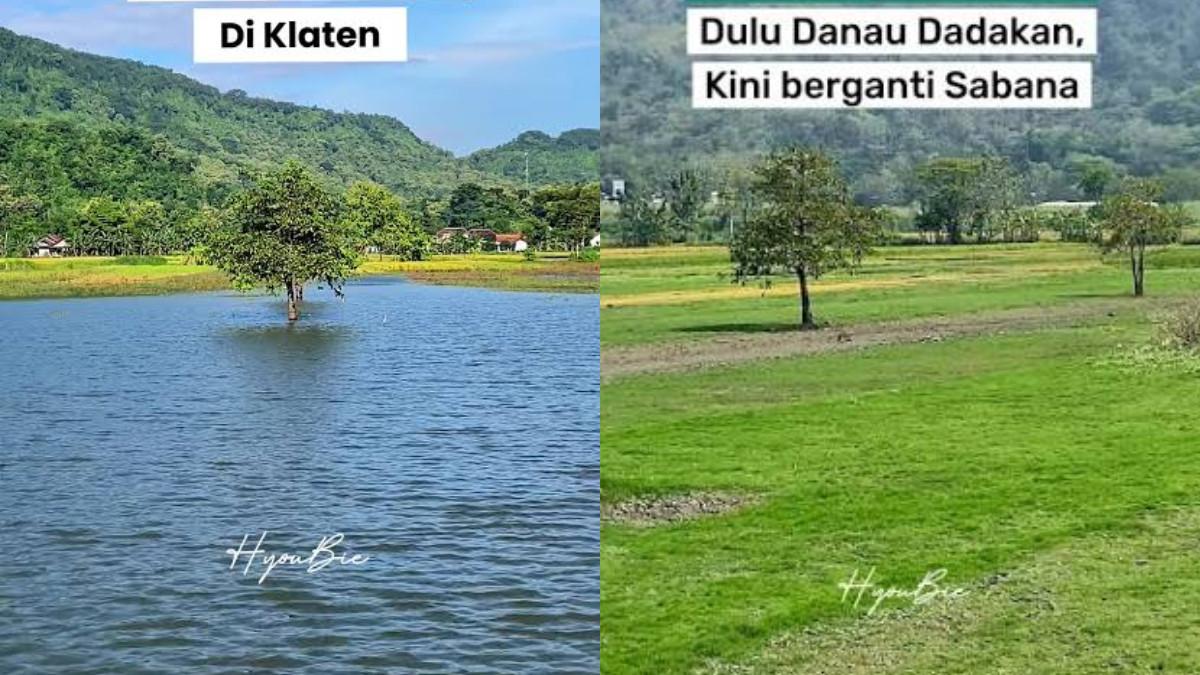 WISATA KLATEN - Danau dadakan Gantiwarno Klaten.