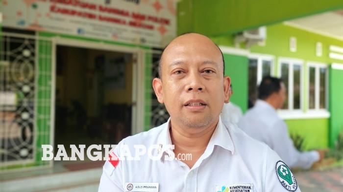 Kepala Dinas Kesehatan, Pengendalian Penduduk dan Keluarga Berencana Kabupaten Bangka Selatan, dr Agus Pranawa.