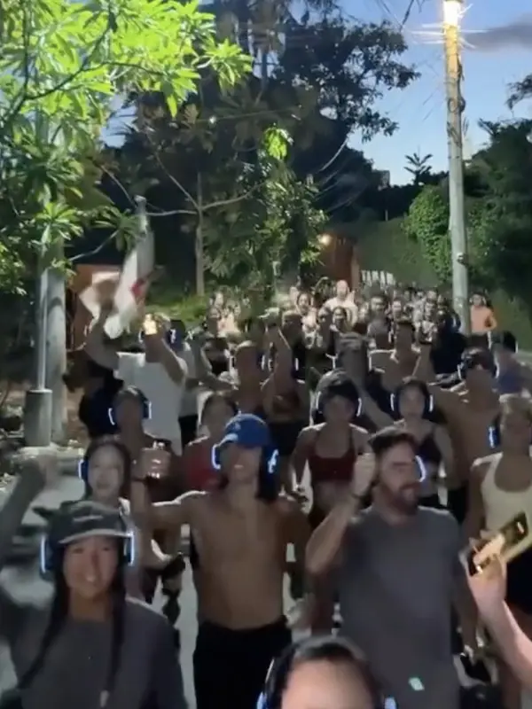 tangkapan layar event lari di Bali diduga diskriminasi. (istimewa)