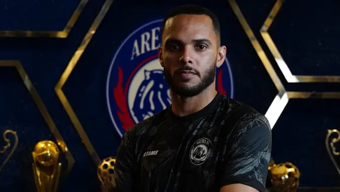 Raianderson Careca, pemain asing baru Arema FC untuk musim 2026/2027 dari Brasil. (Bola.com/Iwan Setiawan)