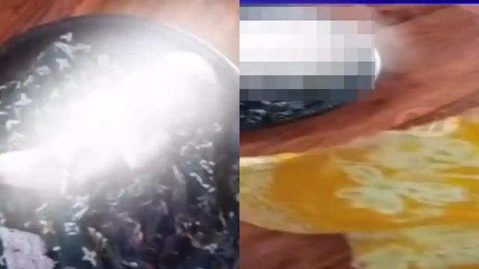 KAKI PUTRI DUYUNG -- Warga Desa Kuala Dua Belas, Kecamatan Tulung Selapan, Kabupaten Ogan Komering Ilir (OKI), Sumatera Selatan, dibuat geger setelah beredar kabar mengenai seorang bayi yang lahir dengan kondisi kedua kaki menyatu menyerupai putri duyung.