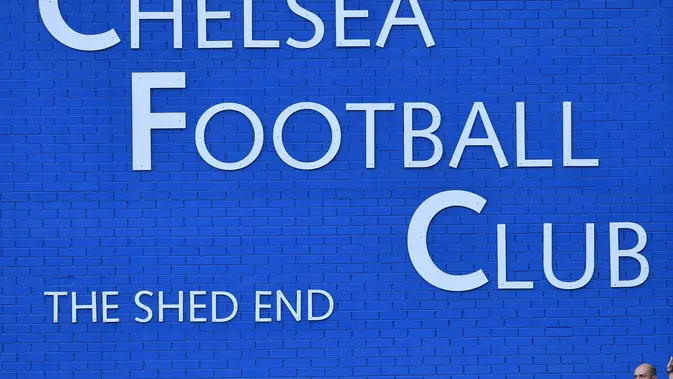Interior kandang Chelsea, Stamford Bridge. (AFP/Ben Stansall)
