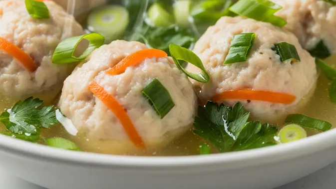 Resep Bola-Bola Ayam Kukus (AI Generated)