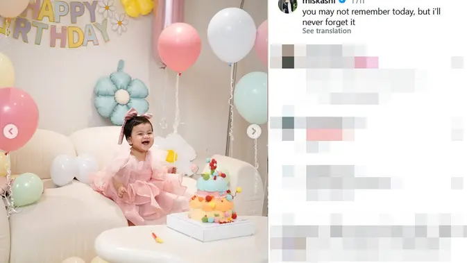 Aisha anak Yislam Jaidi © instagram.com/miskashf