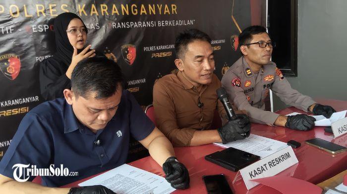 PENETAPAN TERSANGKA - Kasatreskrim Polres Karanganyar AKP Wikan Sri Kadiyono